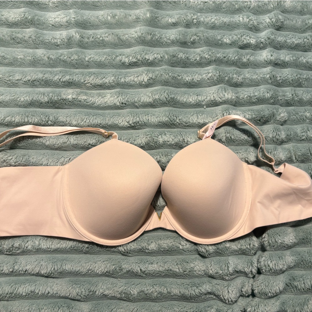 Victoria's Secret Strapless Light Beige Bra